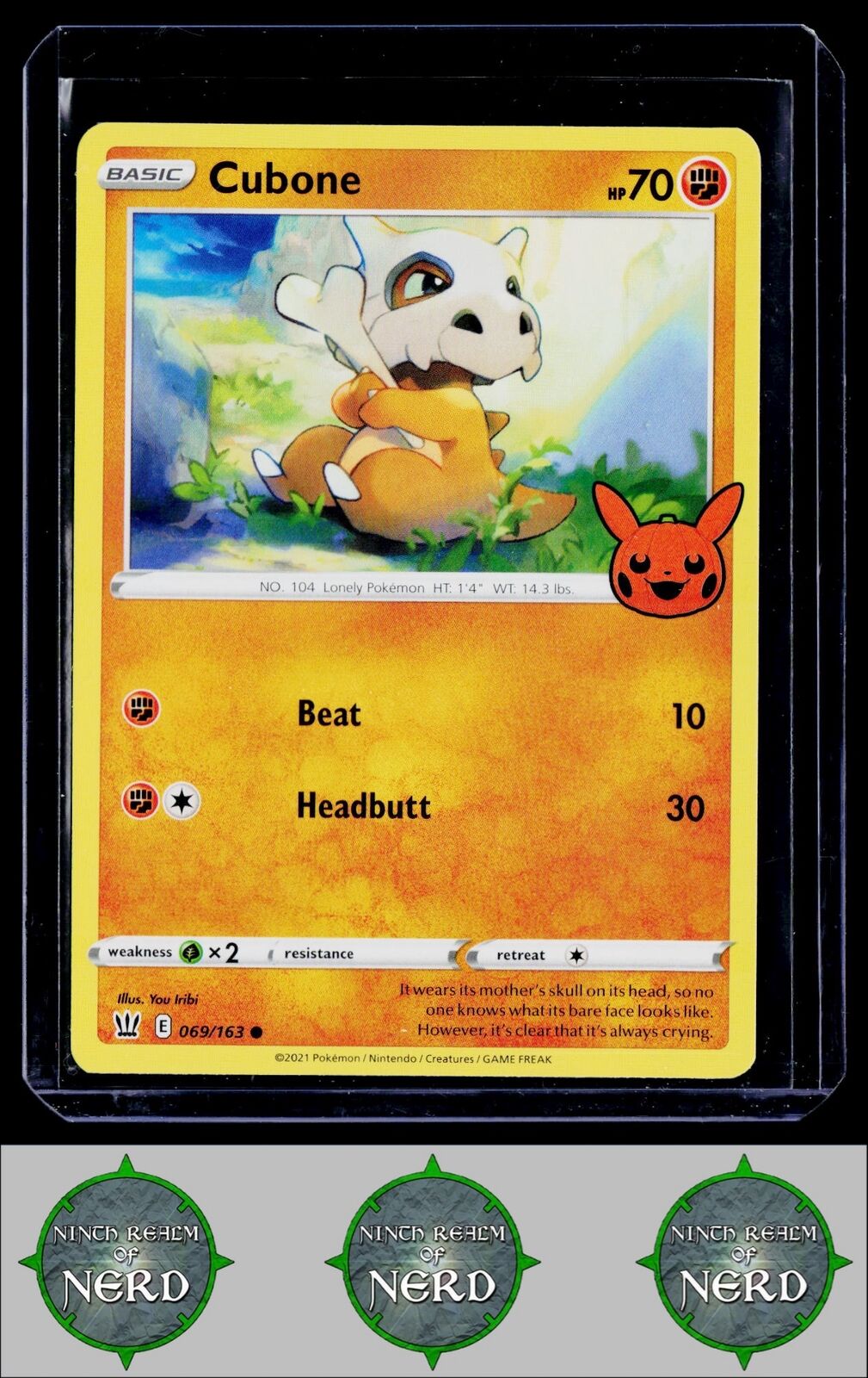 Cubone Trick or Trade BOOster #069/163 Promo