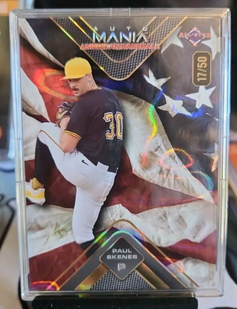 Paul Skenes 2024 National Exclusive Wild Card AutoMania RC Pirates 17/50