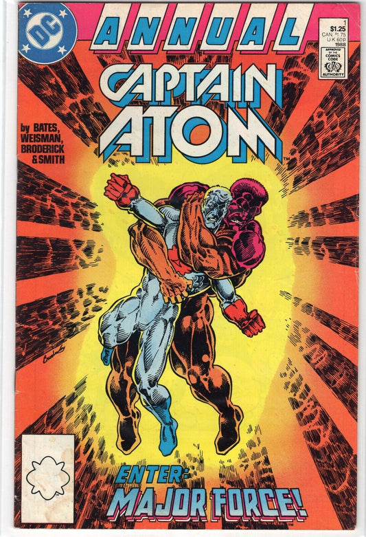 Captain Atom Annual #1 DC Comics January 1988