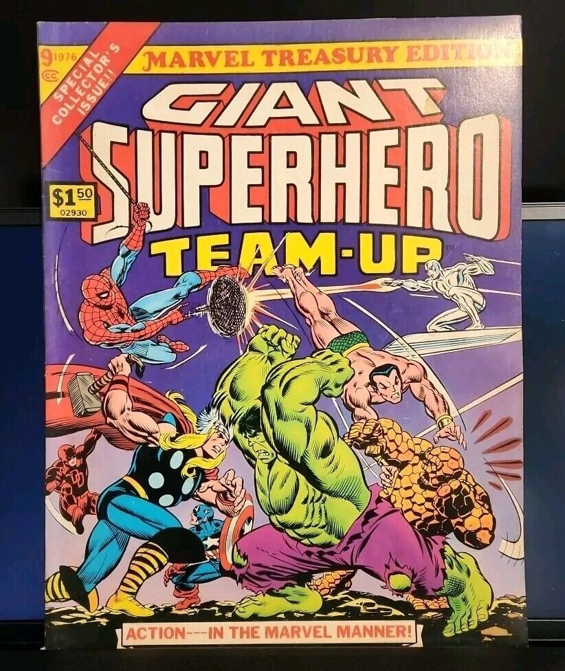 Marvel Treasury Edition #9 Superhero Team-Up 1976