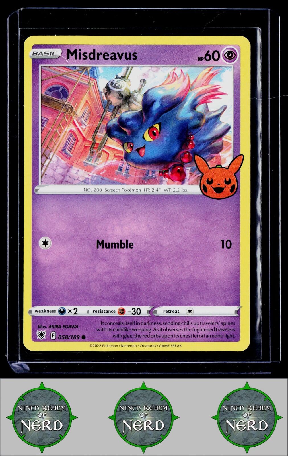 Misdreavus Trick or Trade BOOster  #058/189 Promo