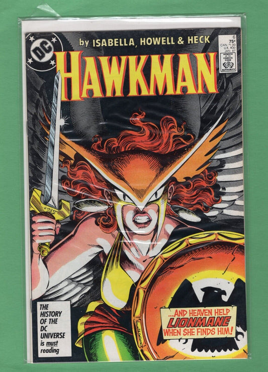 Hawkman #6 (DC Comics January 1987)