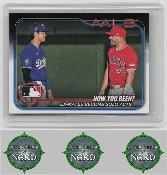 Shohei Ohtani Mike Trout 2024 Topps Update How You Been? #US76