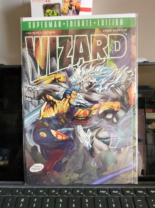 1993 WIZARD THE GUIDE FOR COMICS SUPERMAN TRIBUTE EDITION 