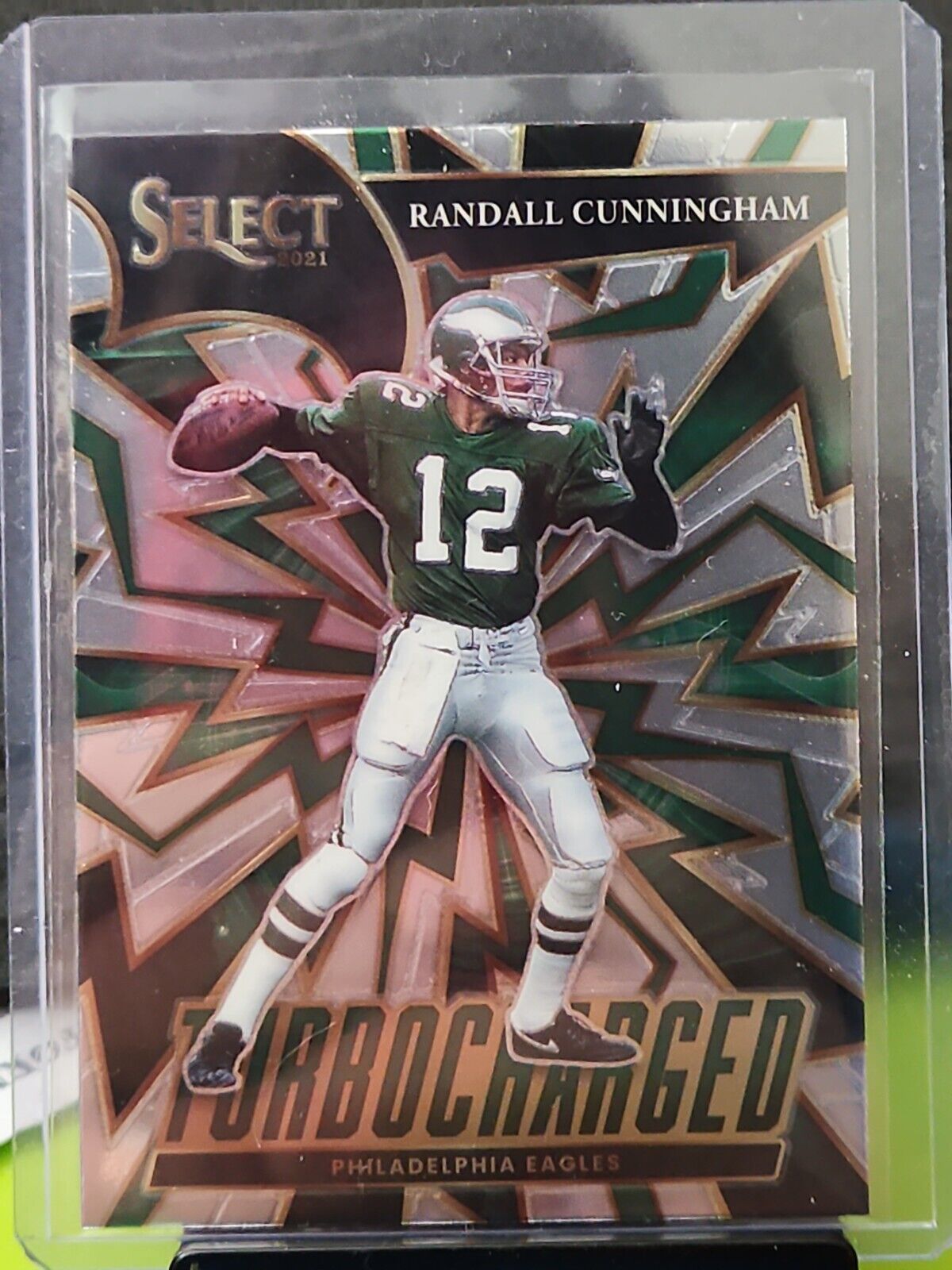 2021 Randall Cunningham Select Prizm TurboCharged Card Eagles TUR-23