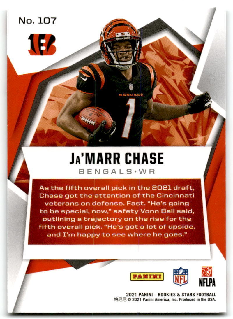 2021 Panini Rookies & Stars #107 Ja'Marr Chase 