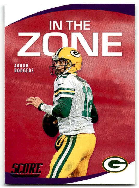 2020 Score #IZ-AR Aaron Rodgers In the Zone Red NM