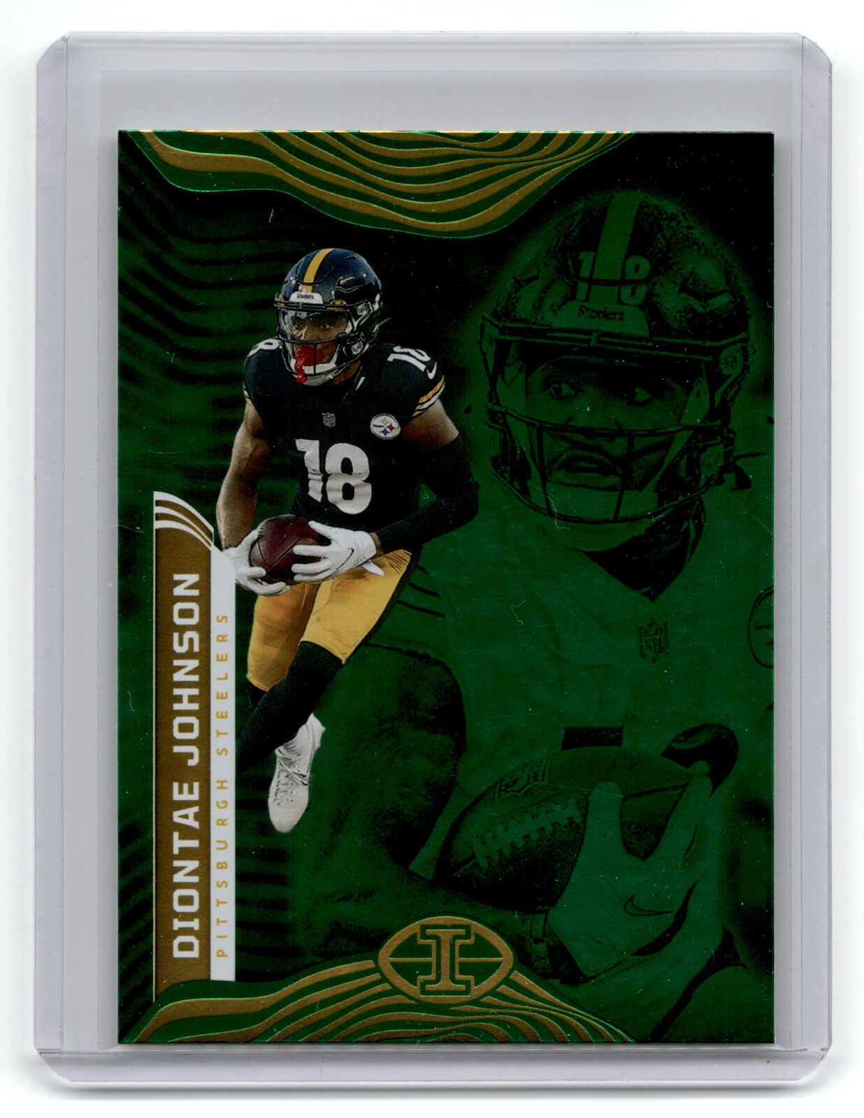 2022 Panini Illusions #83 Diontae Johnson Trophy Collection Emerald NM