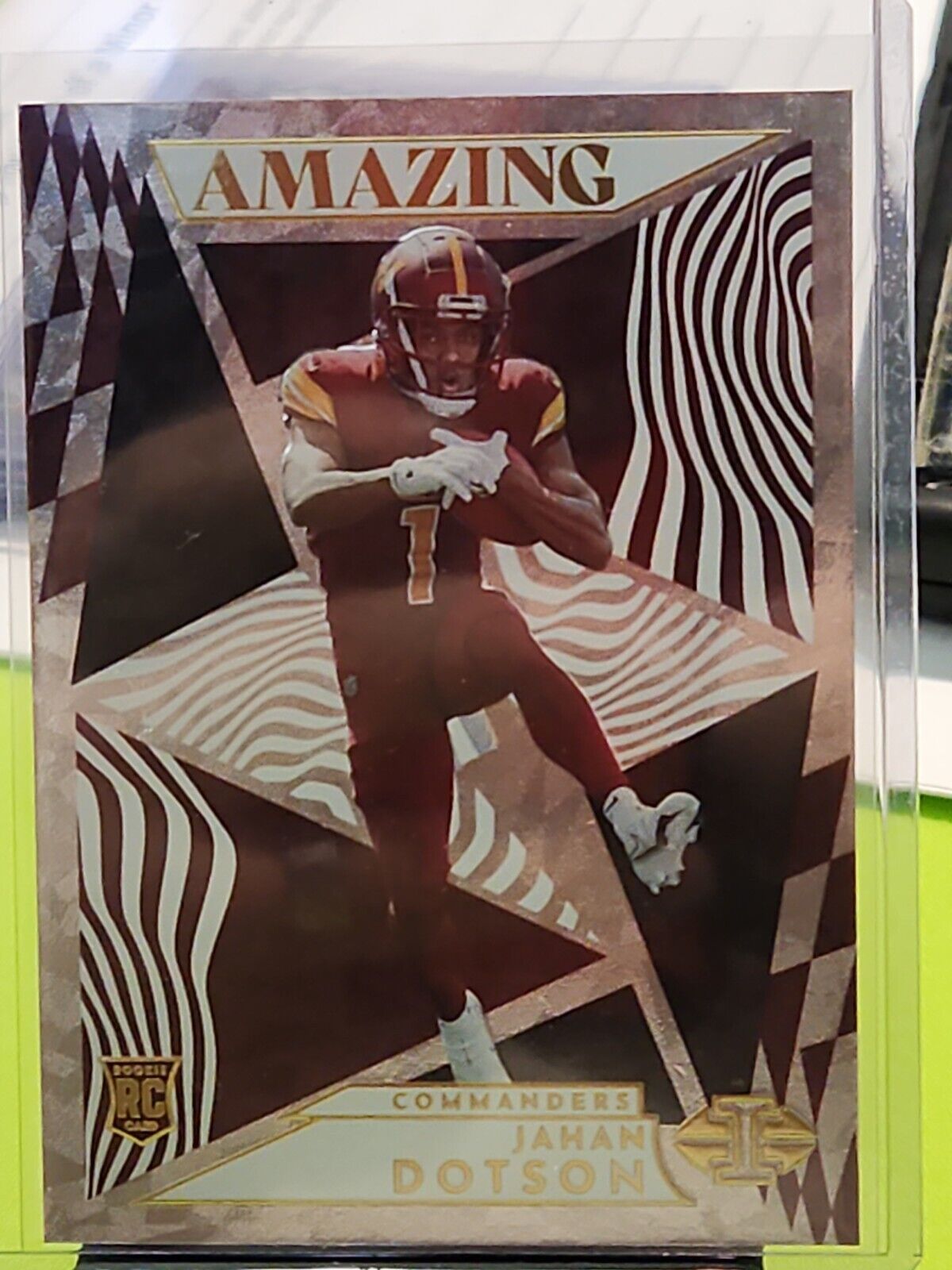 Jahan Dotson 2022 Illusions Amazing Rookie RC Washington Commanders N4