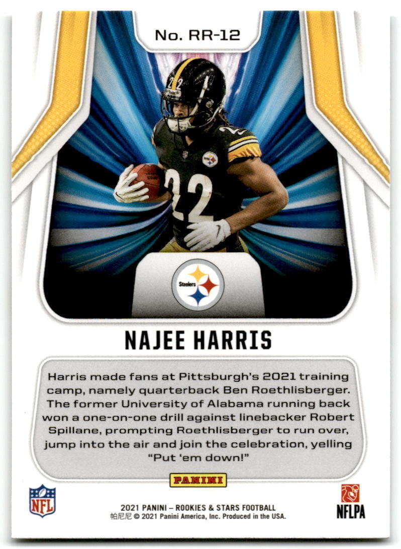 2021 Panini Rookies & Stars #RR-12 Najee Harris Rookie Rush NM