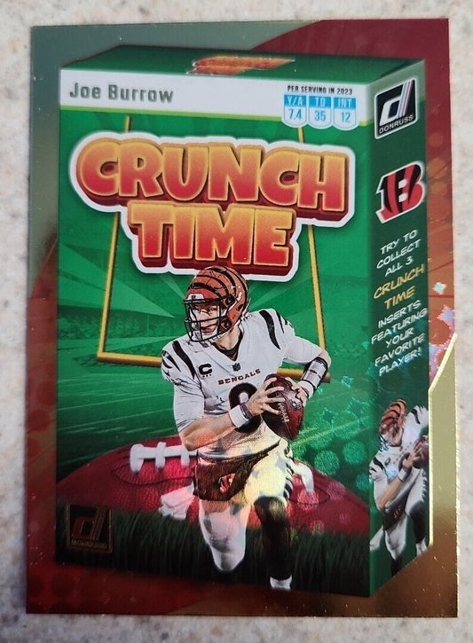 2023 Panini Donruss - Crunch Time #3 Joe Burrow CT-3