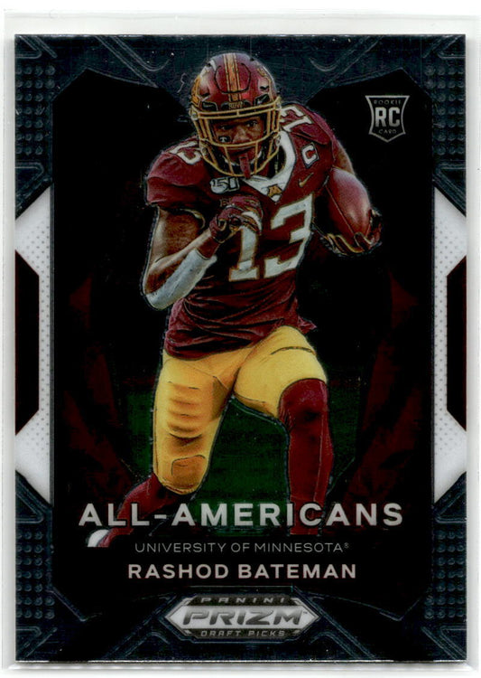 2021 Panini Prizm Draft Picks Collegiate #196 Rashod Bateman NM