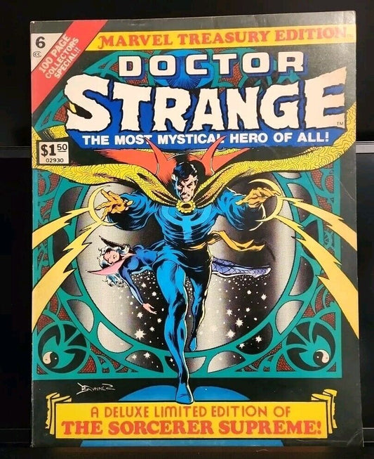 MARVEL TREASURY EDITION: DOCTOR STRANGE #6  1975  100 pages.