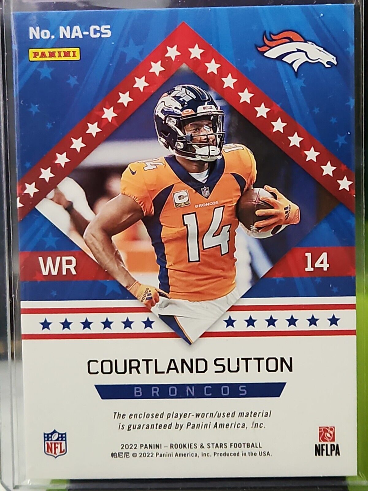 2022 rookie and stars courtland sutton nfl authentic