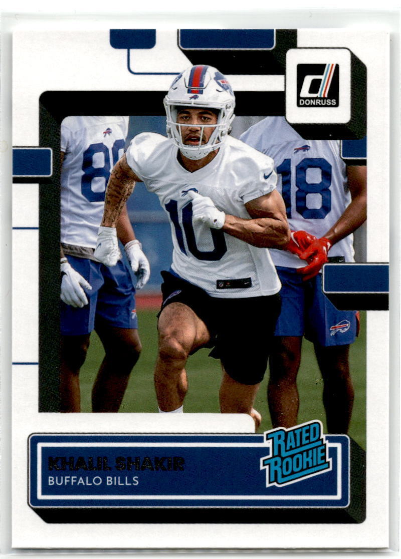 2022 Donruss #343 Khalil Shakir Red Press Proof NM