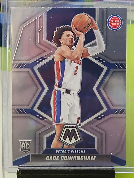 Cade Cunningham 2021-22 Panini Mosaic #203 RC Detroit Pistons Rookie