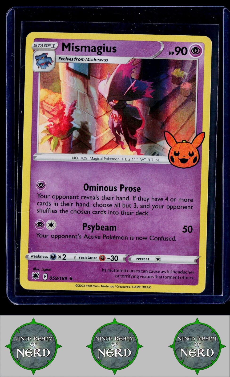 Mismagius Trick or Trade BOOster  #059/189 Promo