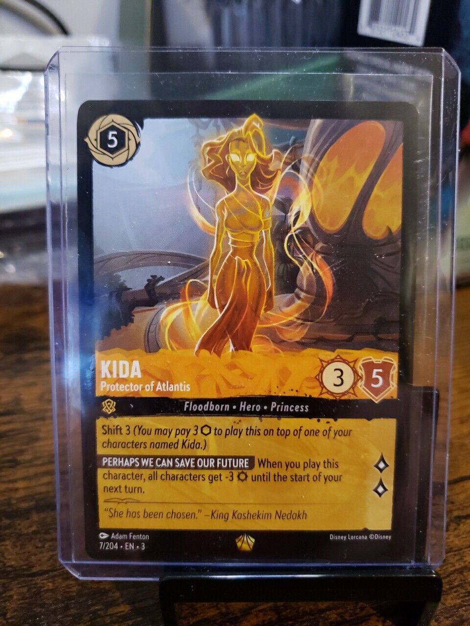 Disney Lorcana: Into The Inklands - Kida - 7/204 - Legendary (Non Foil)