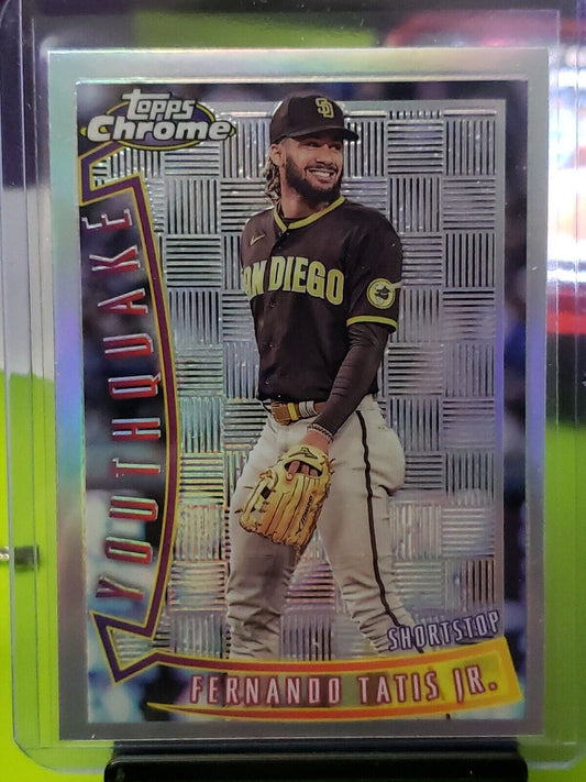 2022 Topps Chrome Sonic Fernando Tatis Jr. Youthquake Insert Padres #YQ-27