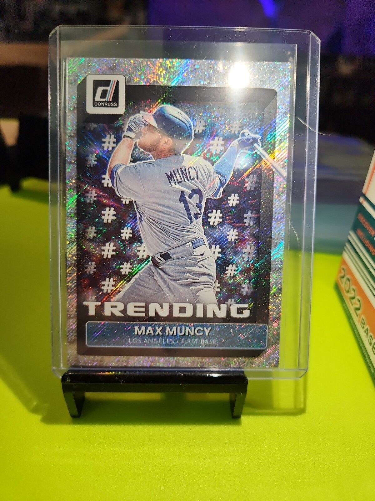 2022 Panini Donruss Baseball Max Muncy VECTOR SILVER Trending #T-12