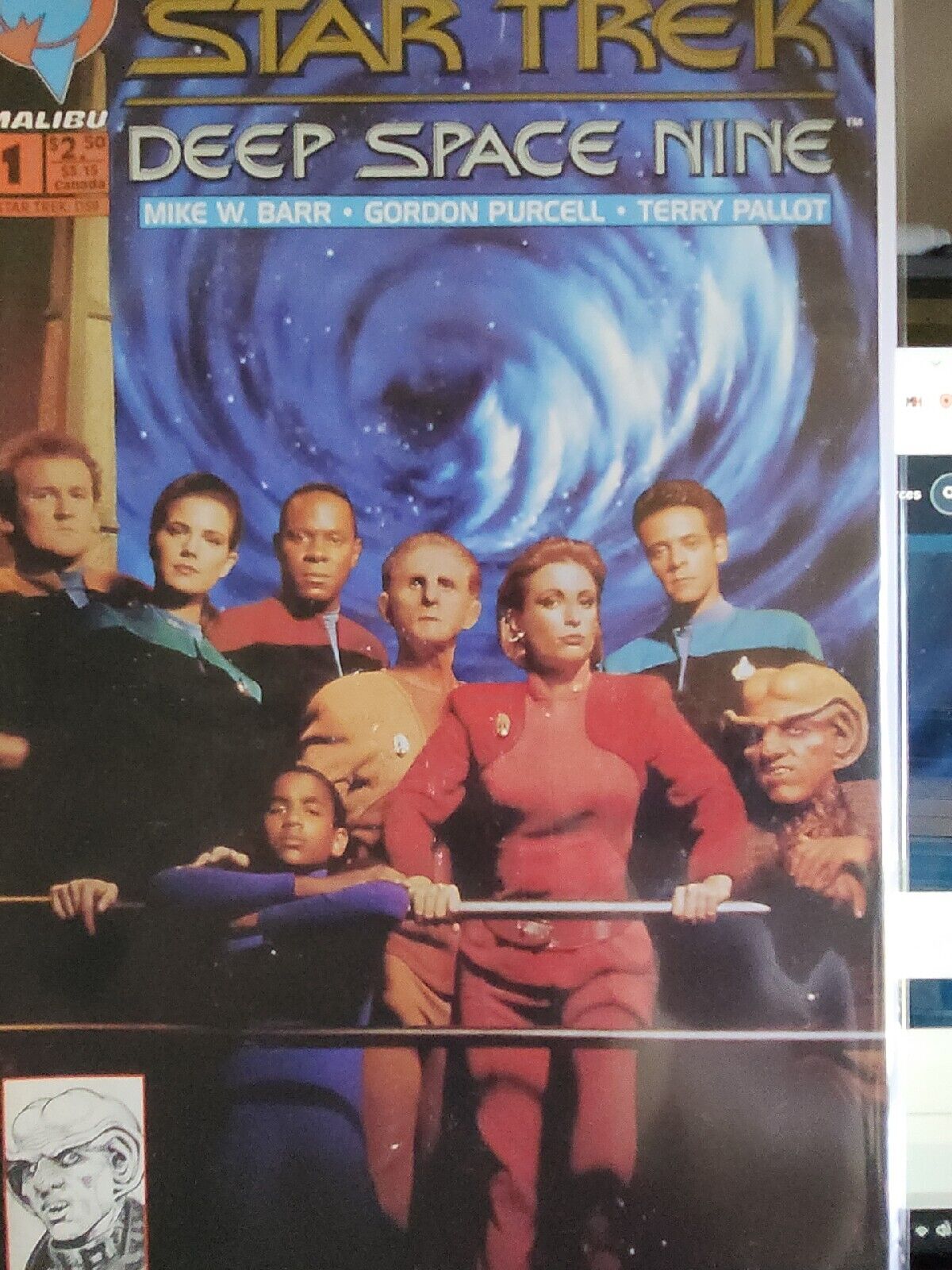 Star Trek Deep Space Nine DS9 Issue #1 Malibu 1993 Comic Book Bagged Boarded 