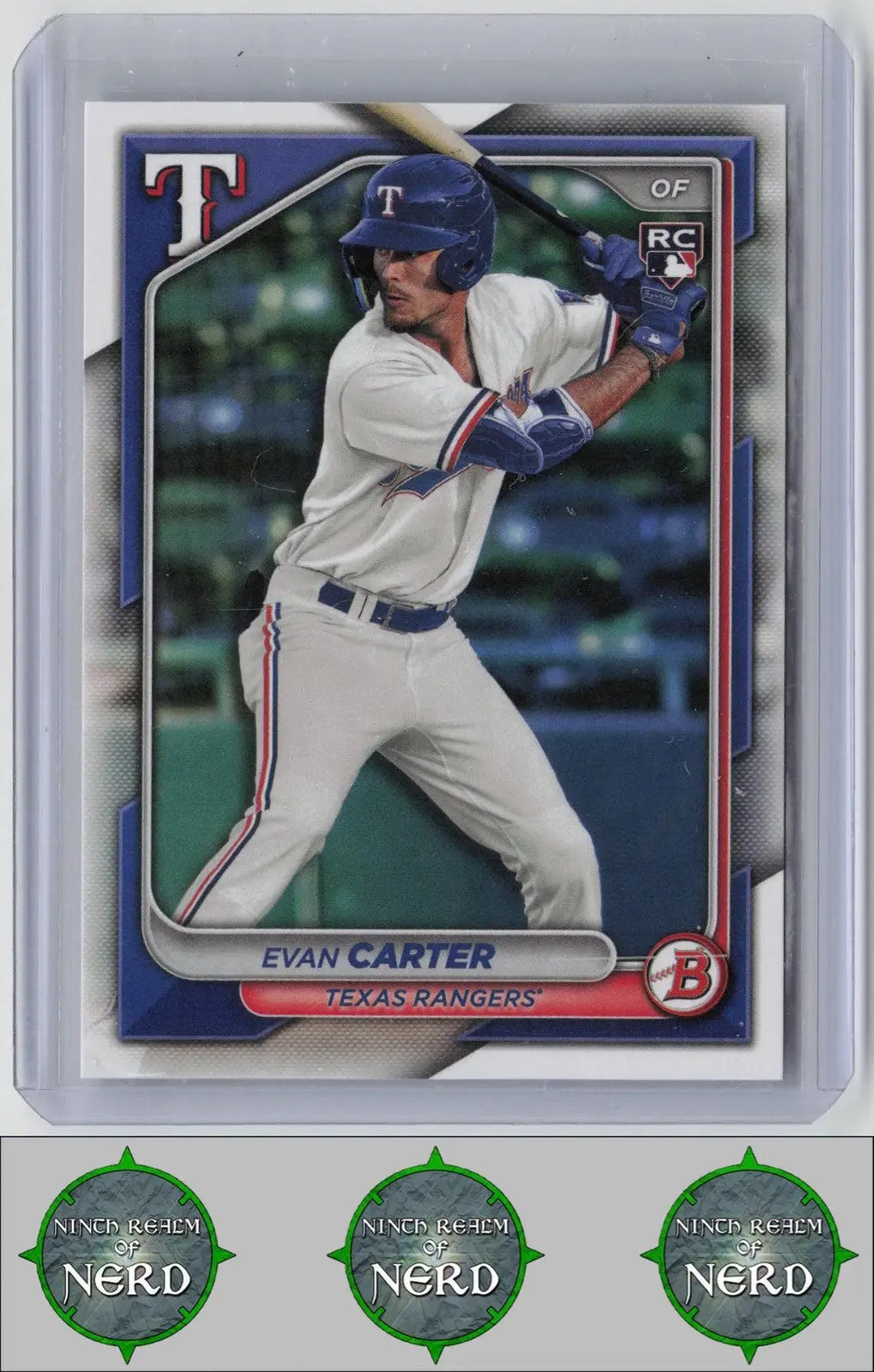 Evan Carter 2024 Bowman #46 RC Texas Rangers