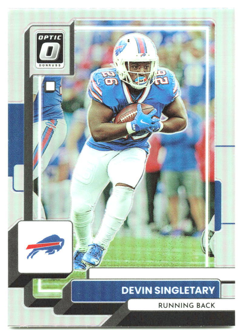 2022 Donruss Optic #21 Devin Singletary Holo NM