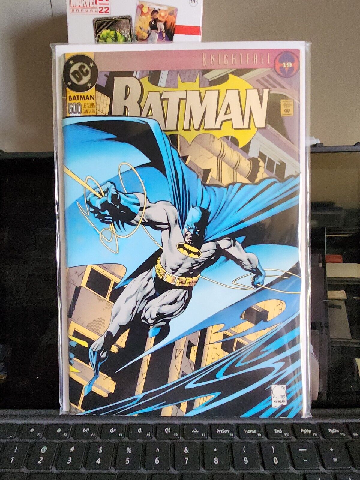 BATMAN # 500 DIRECT DIE-CUT COVER KNIGHTFALL 19 BANE DC COMICS 1993