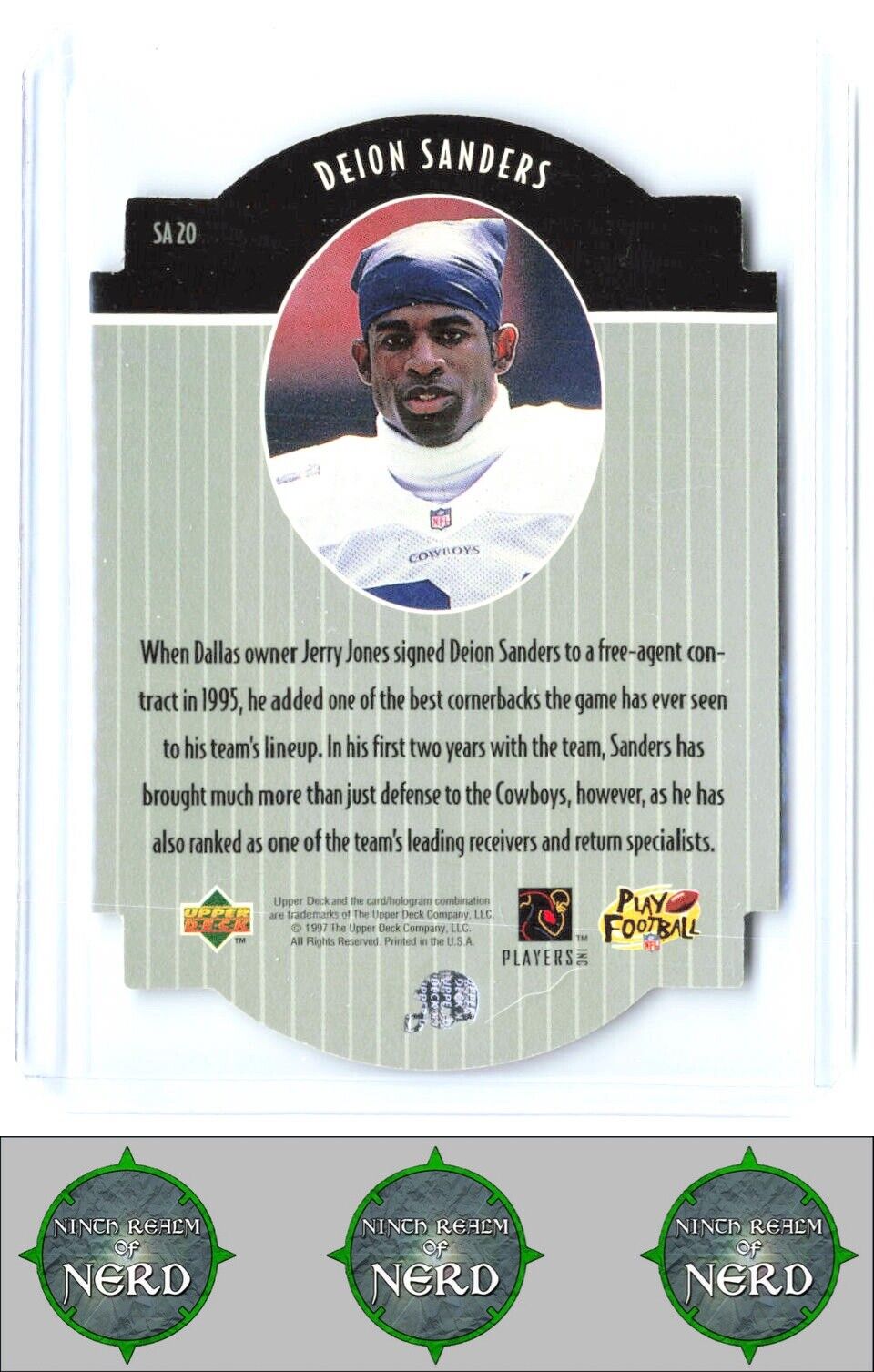 1997 Upper Deck #SA20 Deion Sanders Star Attractions