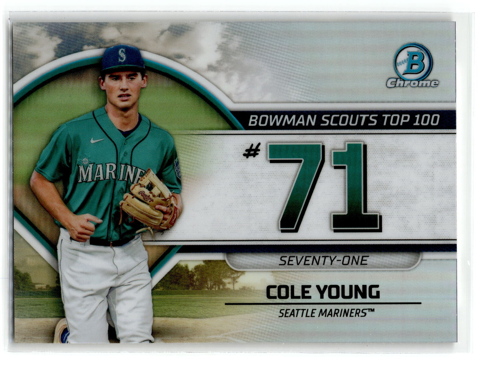 2023 Bowman #BTP-71 Cole Young Bowman Scouts’ Top 100 NM