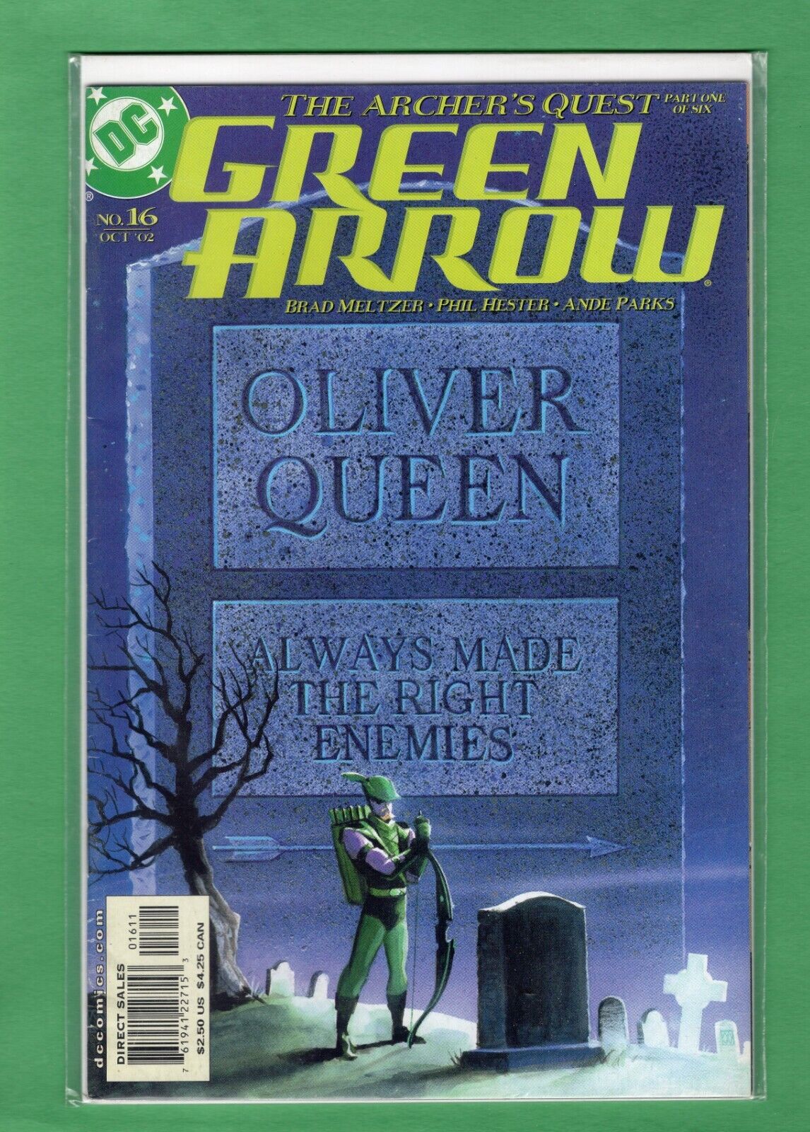 Green Arrow #16 (October 2002, DC Comics) Oct