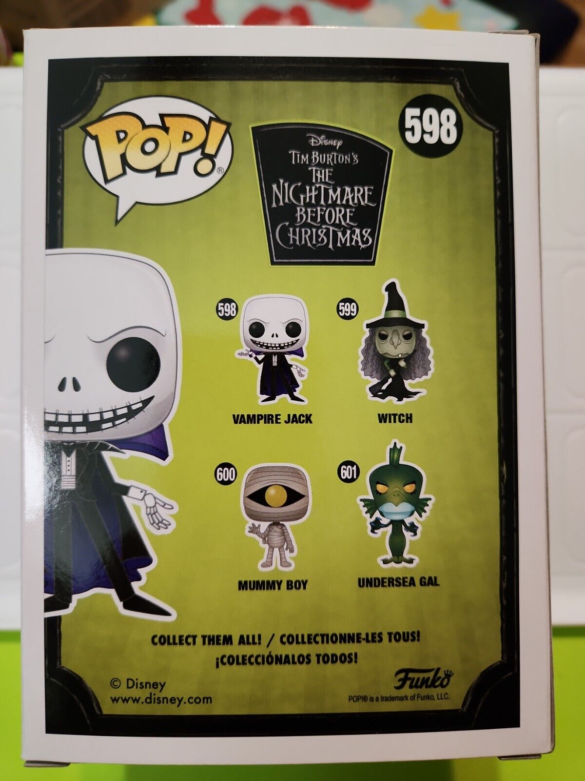 Funko Pop! Movies: The Nightmare Before Christmas - Vampire Jack Vinyl Figure