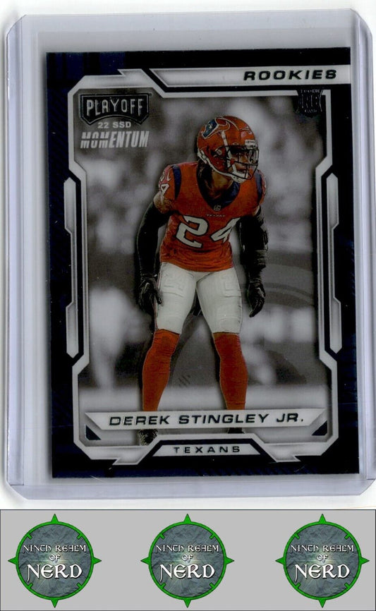 2022 Panini Chronicles #PMR-37 Derek Stingley Jr. Playoff Momentum Rookies