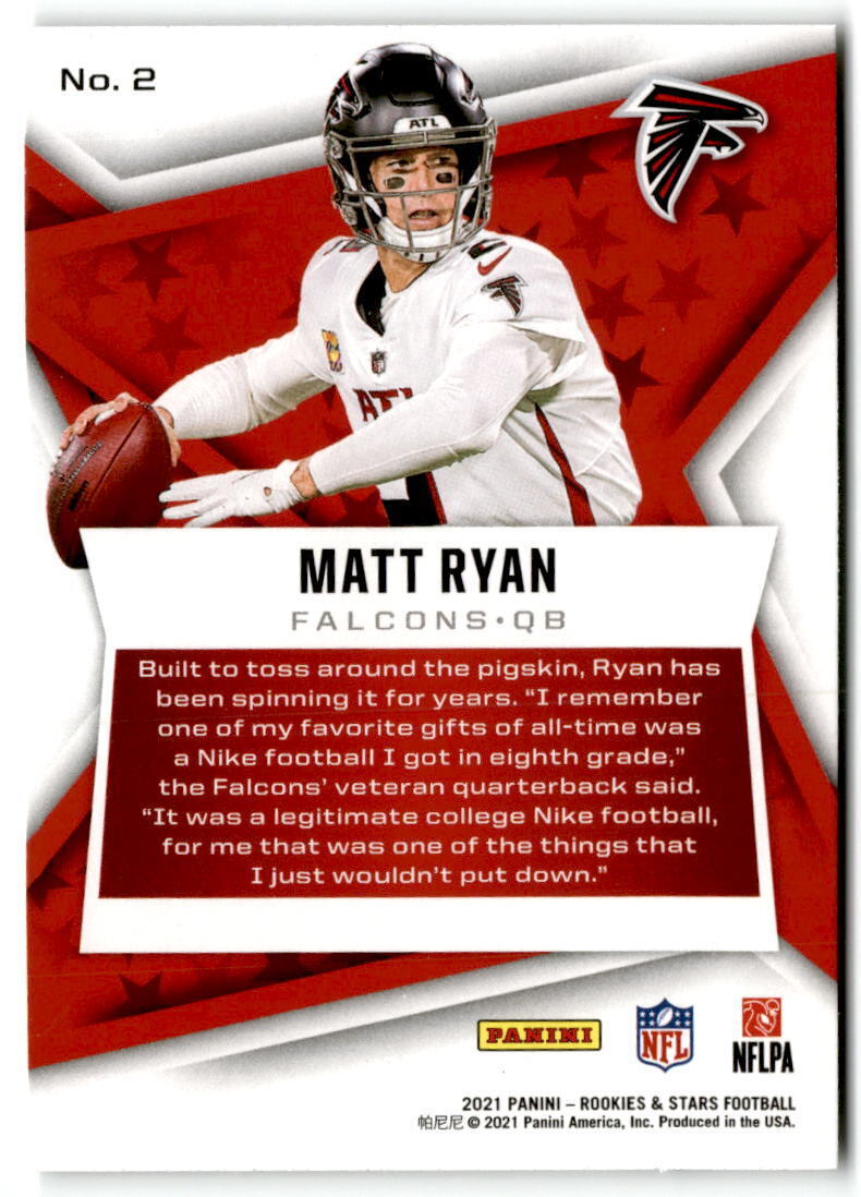 2021 Panini Rookies & Stars #2 Matt Ryan NM