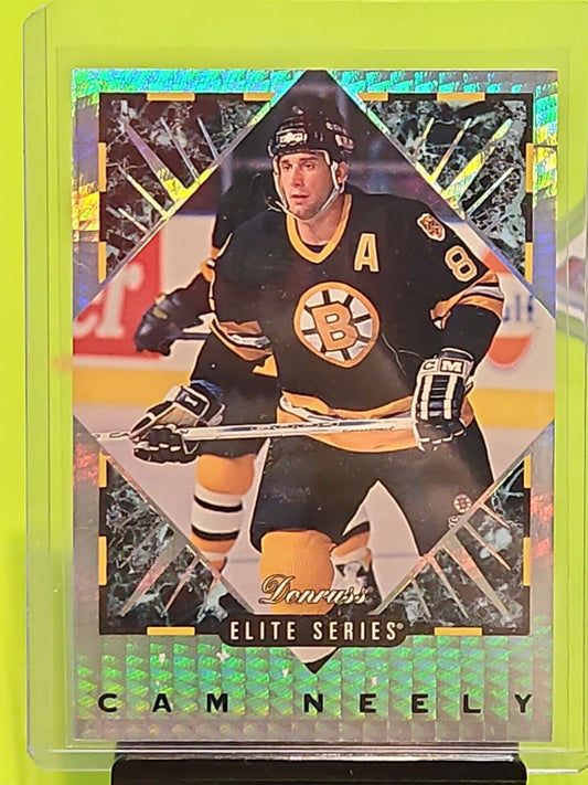 1993-94 DONRUSS ELITE SERIES CAM NEELY INSERT  /10000 HOCKEY CARD # U4