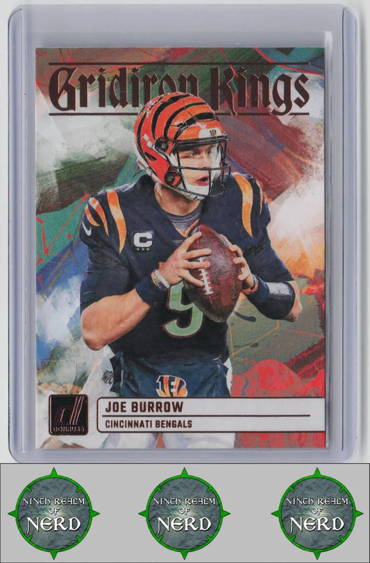 Joe Burrow 2023 Donruss Gridiron Kings #GK-7 Cincinnati Bengals