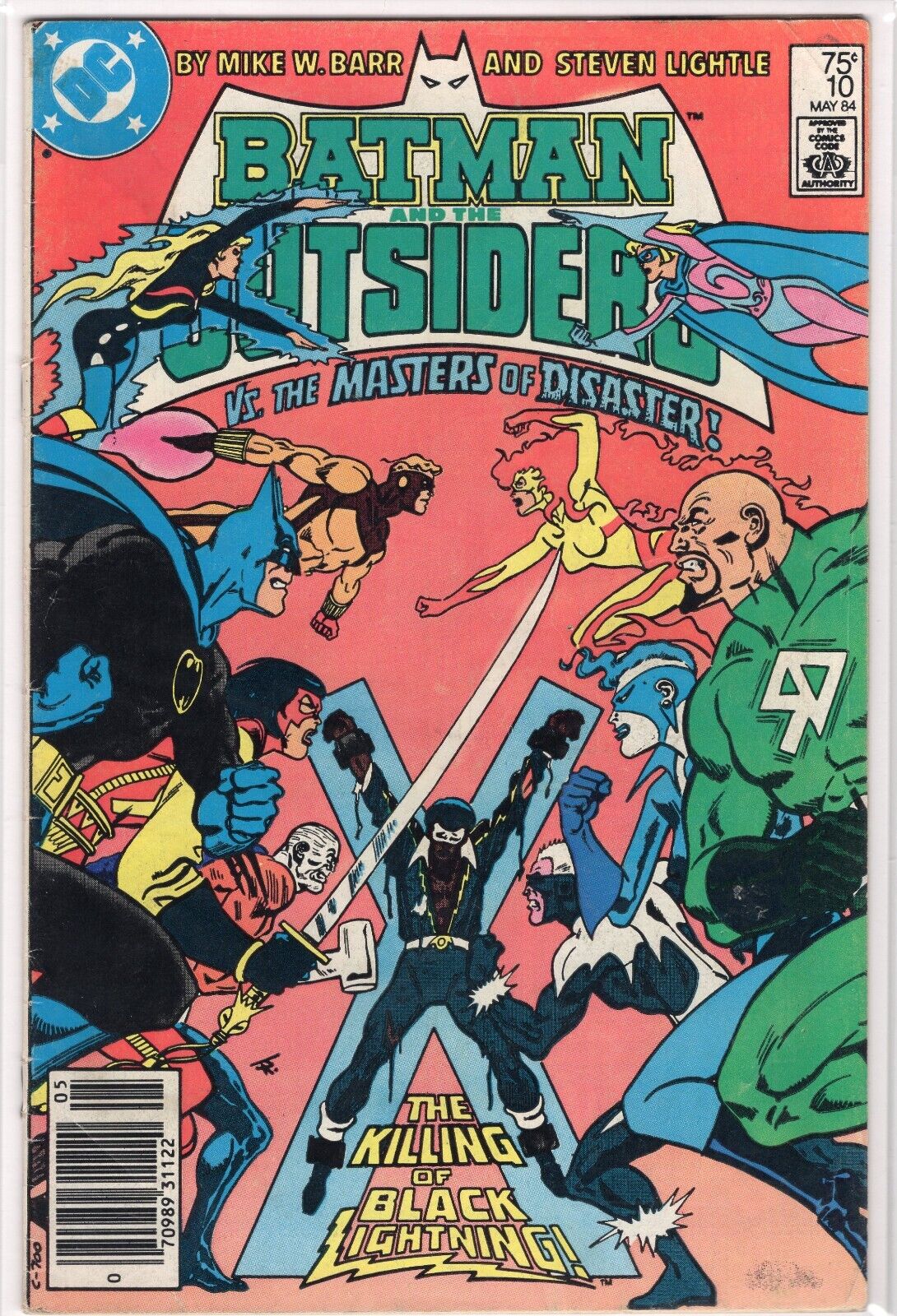 BATMAN AND THE OUTSIDERS #10 DC COMICS 1984