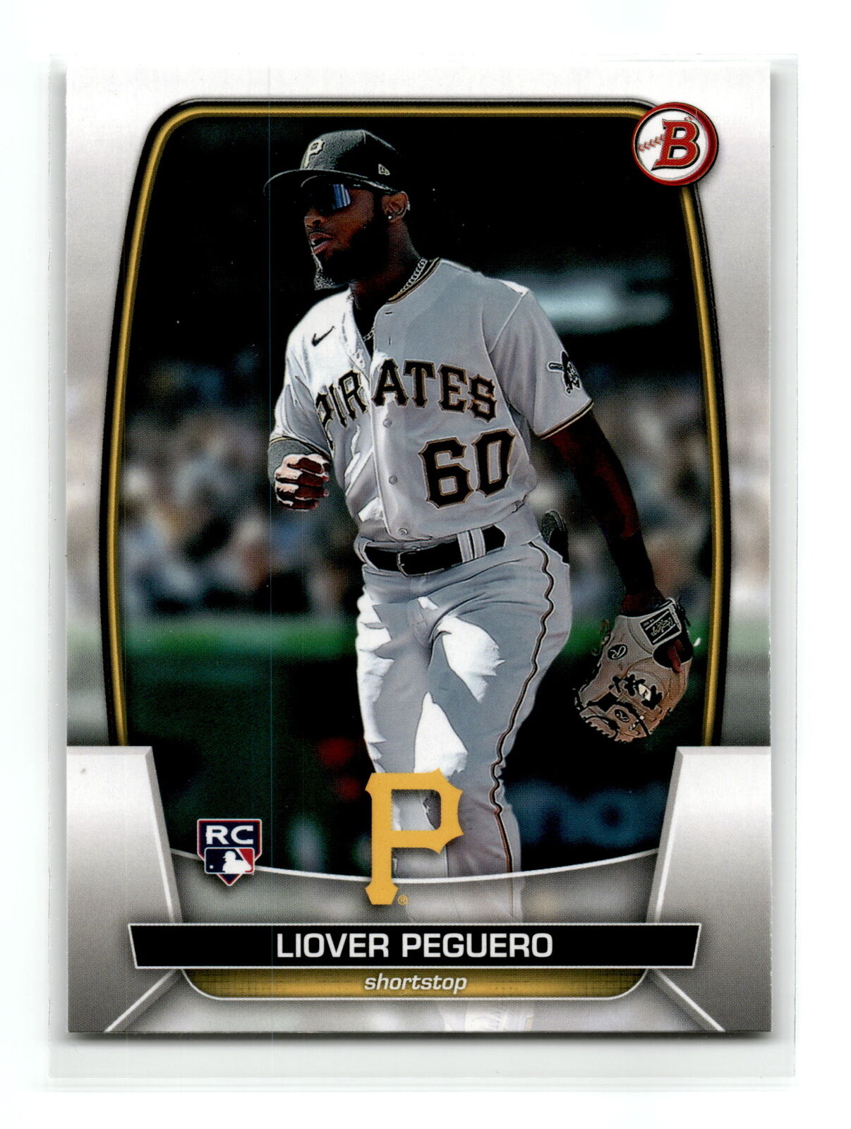 2023 Bowman #85 Liover Peguero Yellow NM