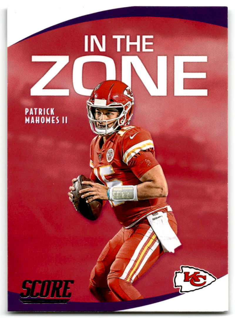 2020 Score #IZ-PM Patrick Mahomes II In the Zone Gold NM