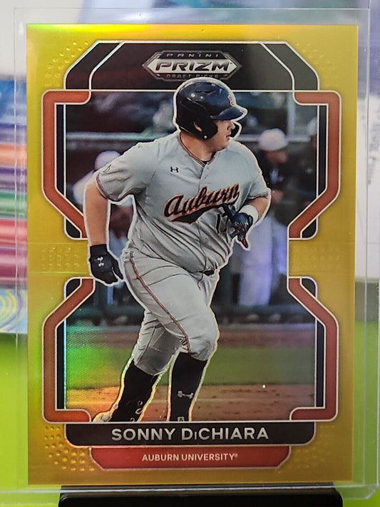 2022 Panini Prizm Draft Picks PDP38 Sonny Dichiara Gold Prizm