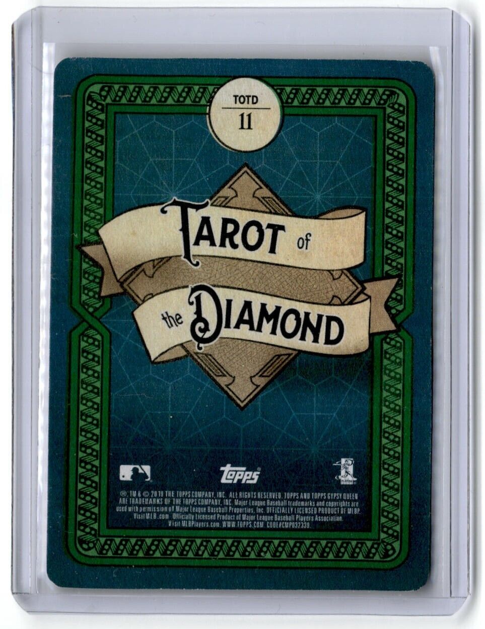 2019 Topps Gypsy Queen #TOTD11 Yasiel Puig Tarot of the Diamond