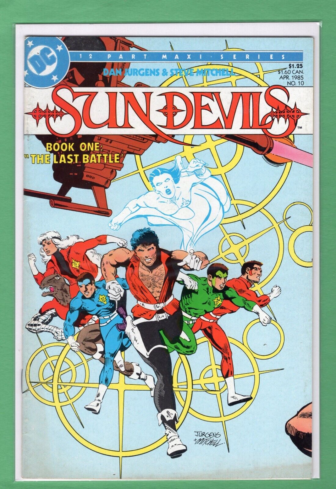 SUN DEVILS #10 DC Comics Conway Jurgens Vintage 1985 Comic