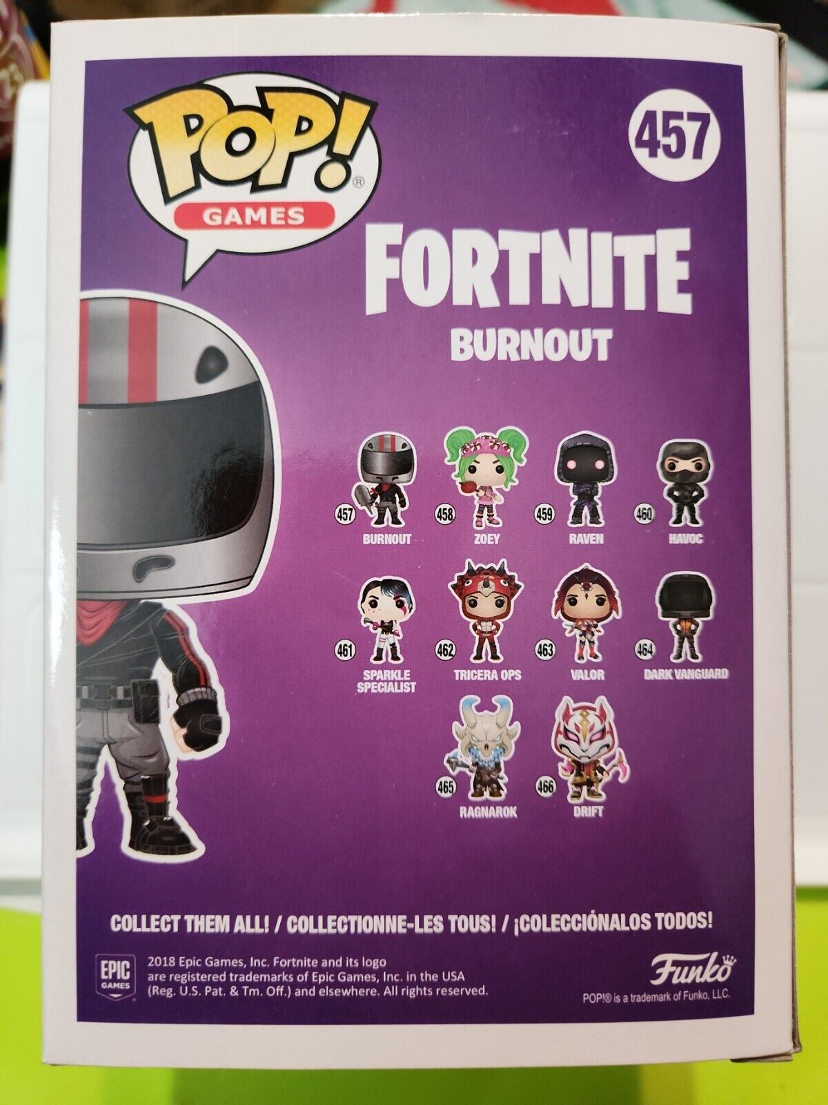 Funko POP! Games - Fortnite S2 Vinyl Figure - BURNOUT #457 - New in Box