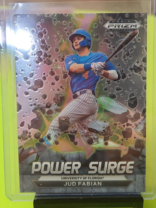 2022 PANINI PRIZM DRAFT PICKS POWER SURGE JUD FABIAN RC FLORIDA STATE SEMINOLES