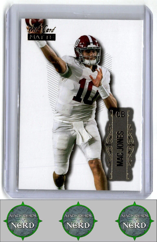 2021 Wild Card Matte #LBC-5 Mac Jones Limited Base Cards White