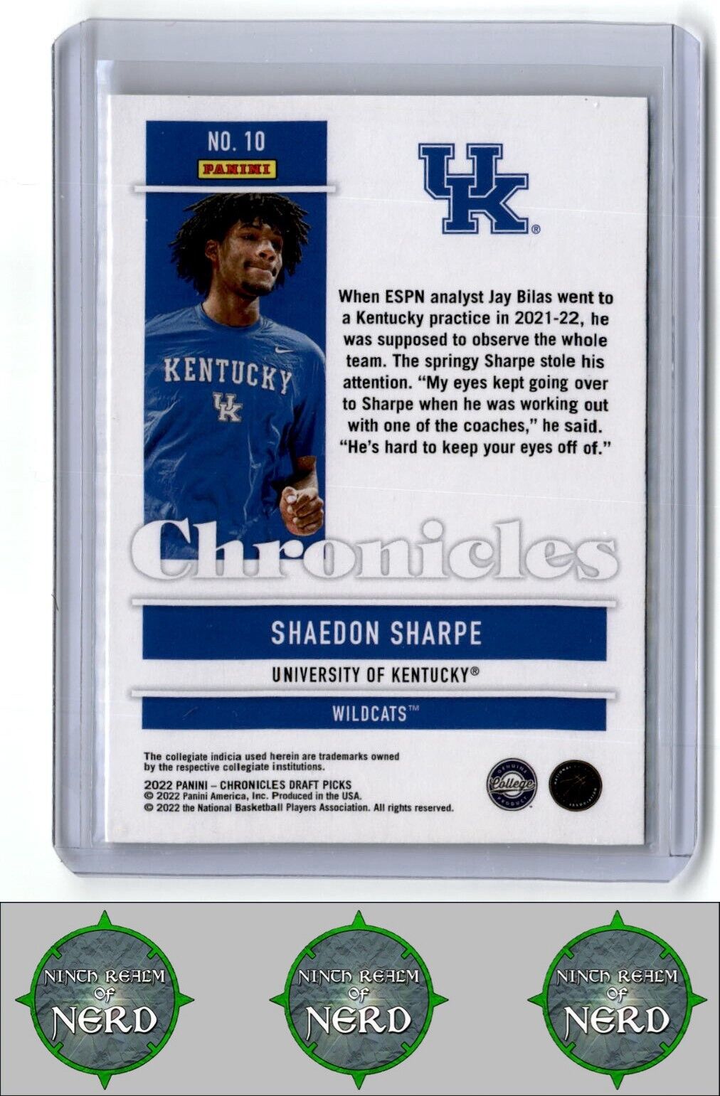 2022 Panini Chronicles Draft Picks #10 Shaedon Sharpe Pink