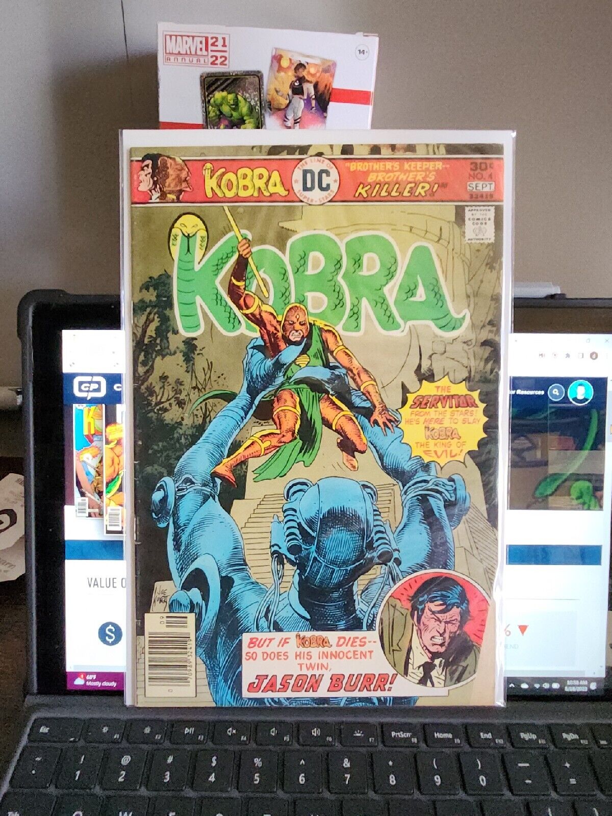 Kobra. #4, 5, 6, 7 (1976-1977, DC Comics), 4 Issue Lot, 5.0-6.0 VG-FN, Mid-Grade