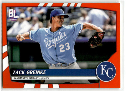 2023 Topps Big League #155 Zack Greinke Electric Orange NM