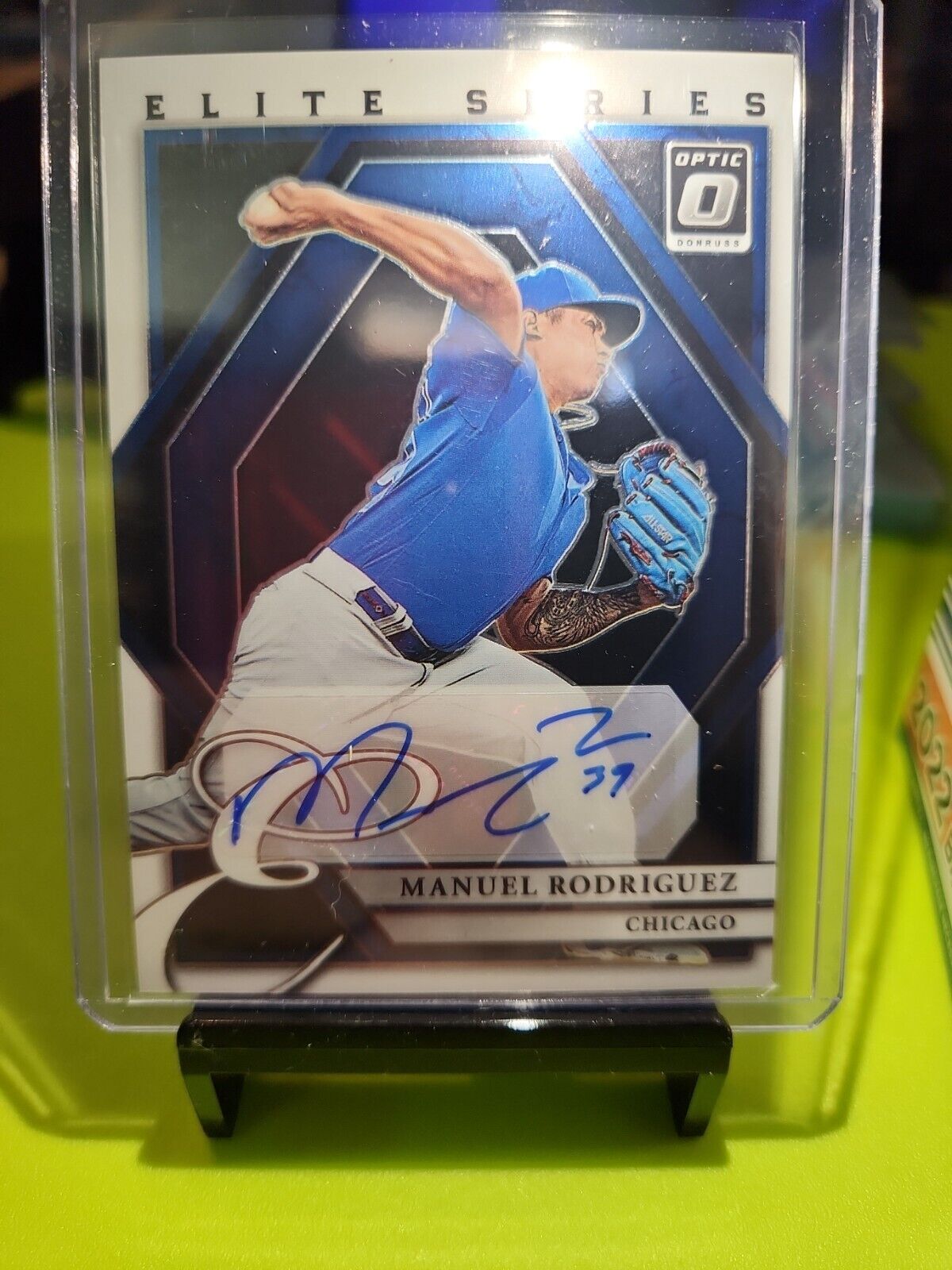 Manuel Rodriguez -- 2022 Donruss Optic Elite Series Signature Auto Chicago Cubs