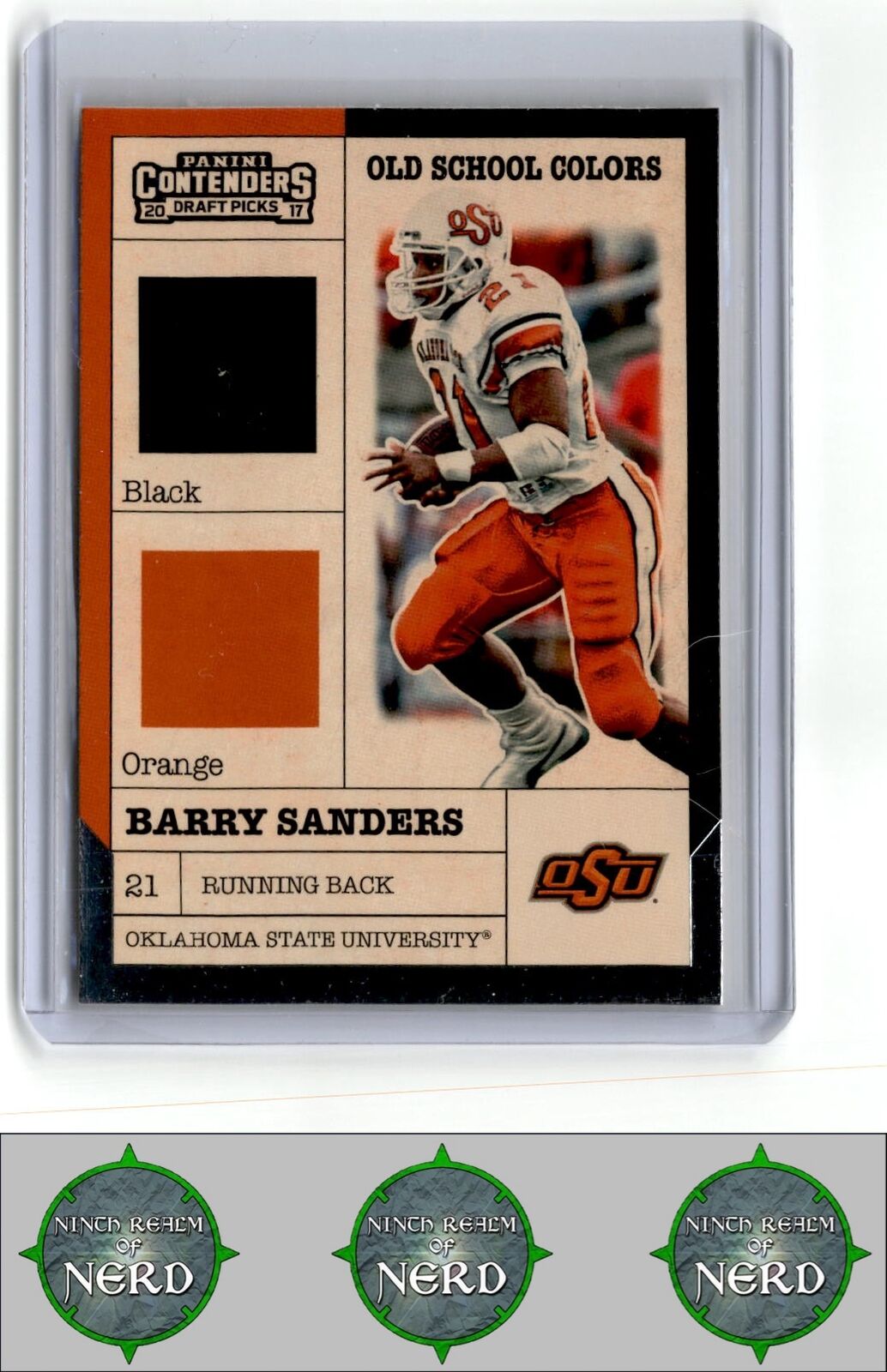 2017 Panini Contenders Draft Picks #8 Barry Sanders Old School Colors